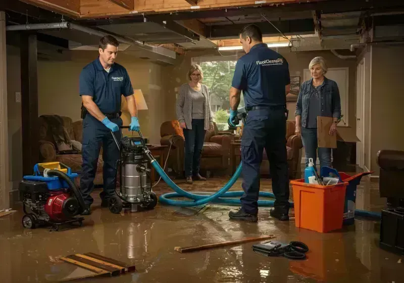 Basement Water Extraction and Removal Techniques process in Longtown, OK